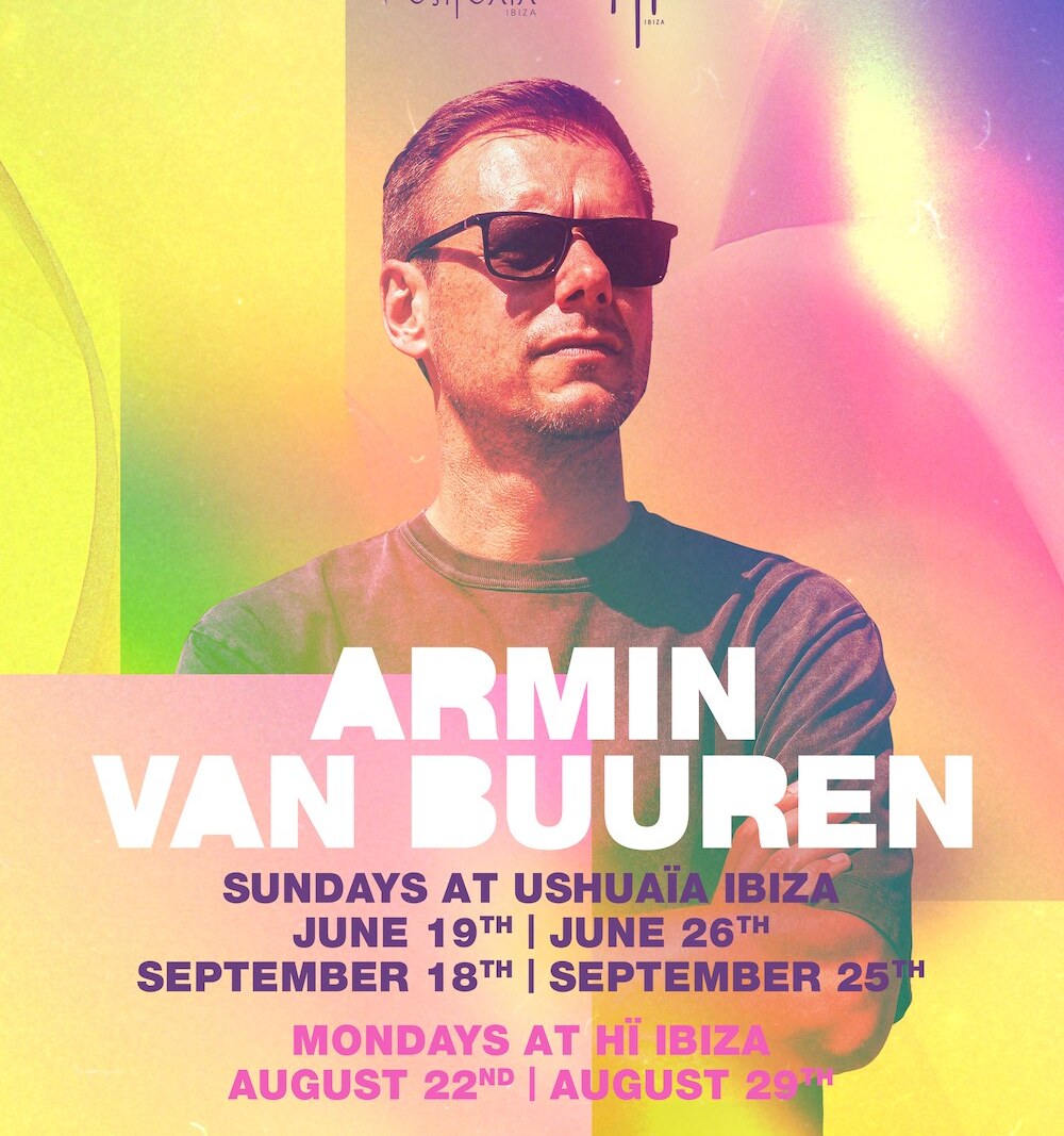 Armin van Buuren announces six headline shows at Ushuaïa and Hï Ibiza