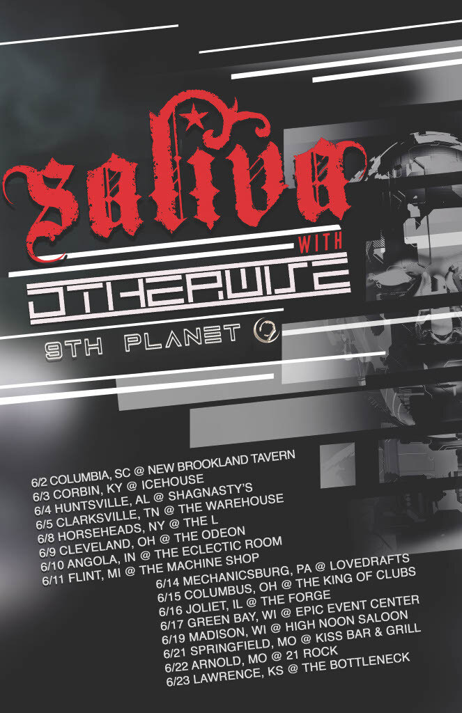 Saliva Announces Tour with Otherwise This June! Releases Official Music Video for Single "Revelation Man"