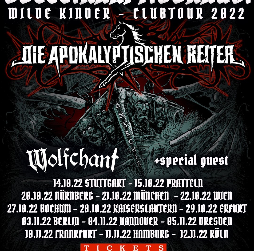 Der Apokalyptischen Reiter  - Announce VOLLE.KRAFT.VORAUS. European tour for October 2022 + Release new video for 'Der Eisenhans'!
