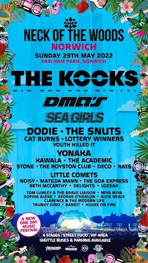 Neck Of The Woods Festival  (29 May) - Announces Final Wave of Acts