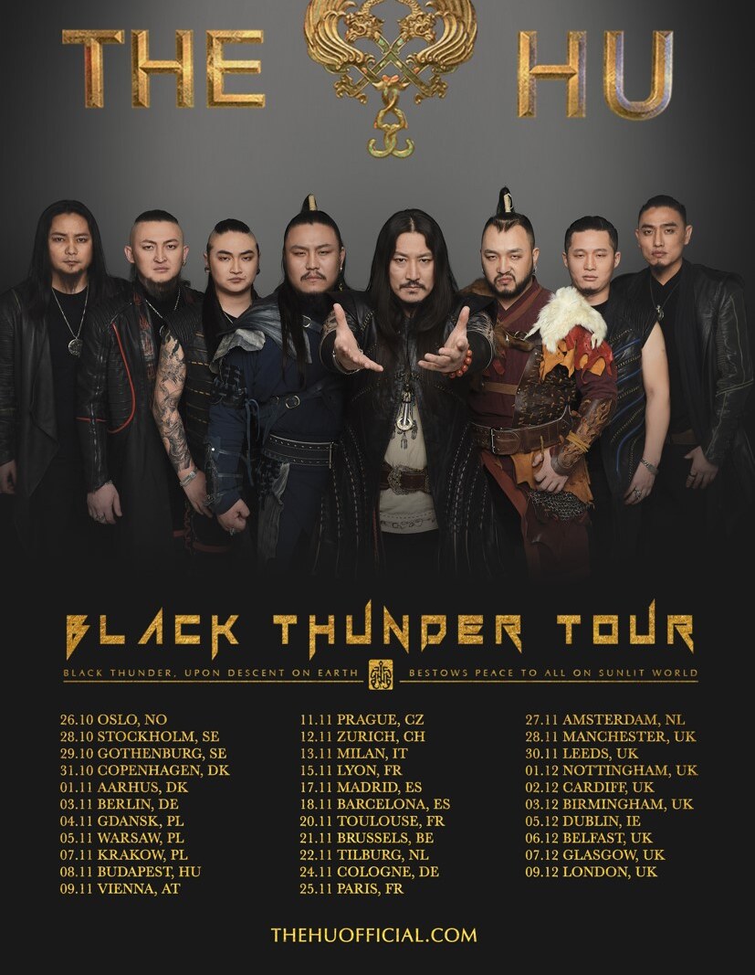 The Hu Critically Acclaimed Mongolian Rock Band Announce EU Black Thunder Tour Oct – Dec 2022