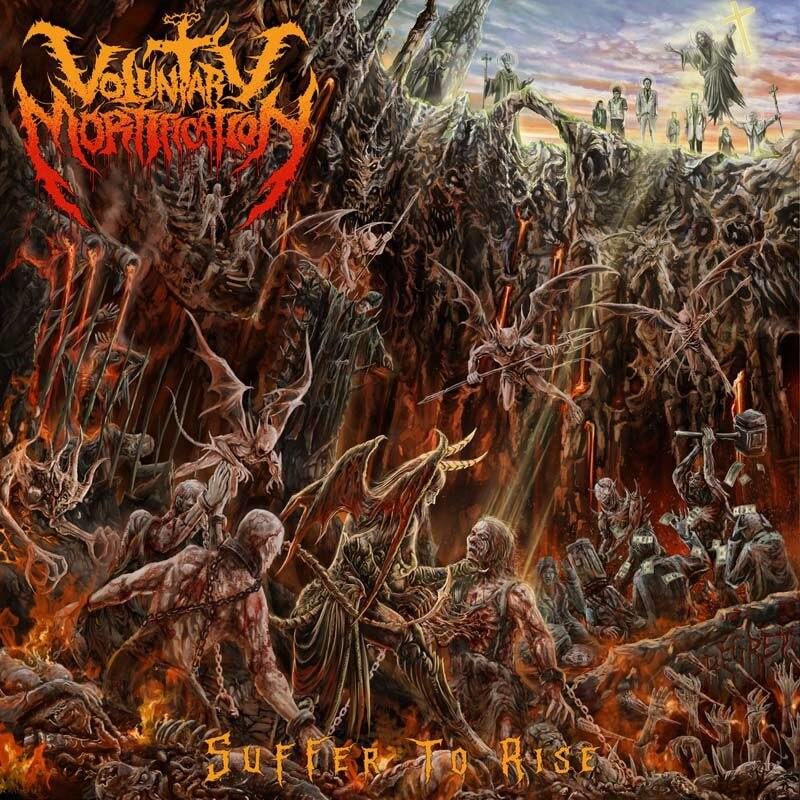 Voluntary Mortification release Suffer To Rise, their pulverising debut of death metal/deathcore on Rottweiler Records
