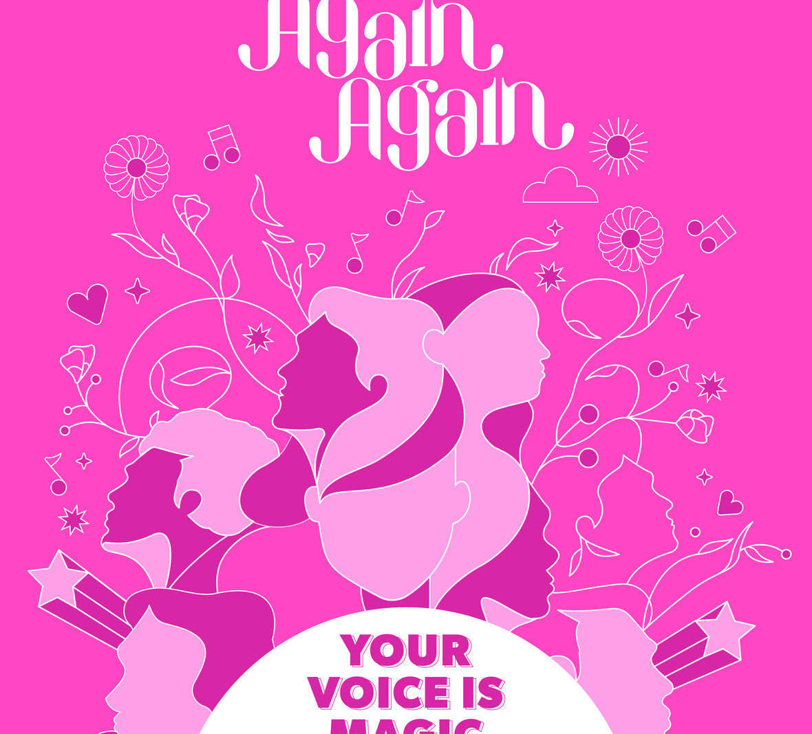 Challenging Themes for Today's Kids - New from Again Again - "Your Voice Is Magic" - Out Aug. 26
