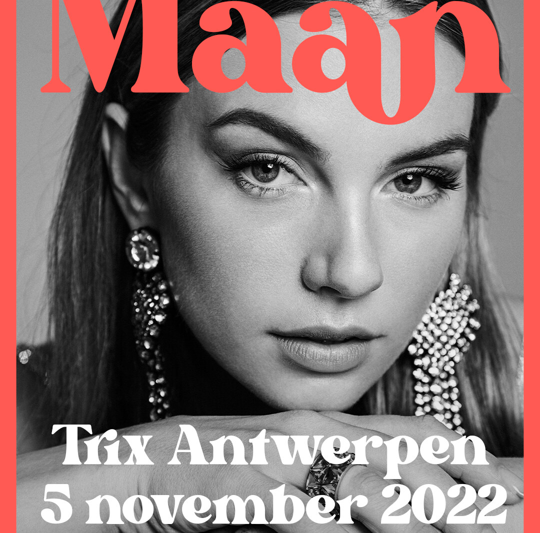 Nederlandse zangeres Maan op 5 november in Trix Antwerpen