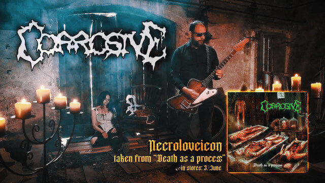 Corrosive release new video for "Necroloveicon"