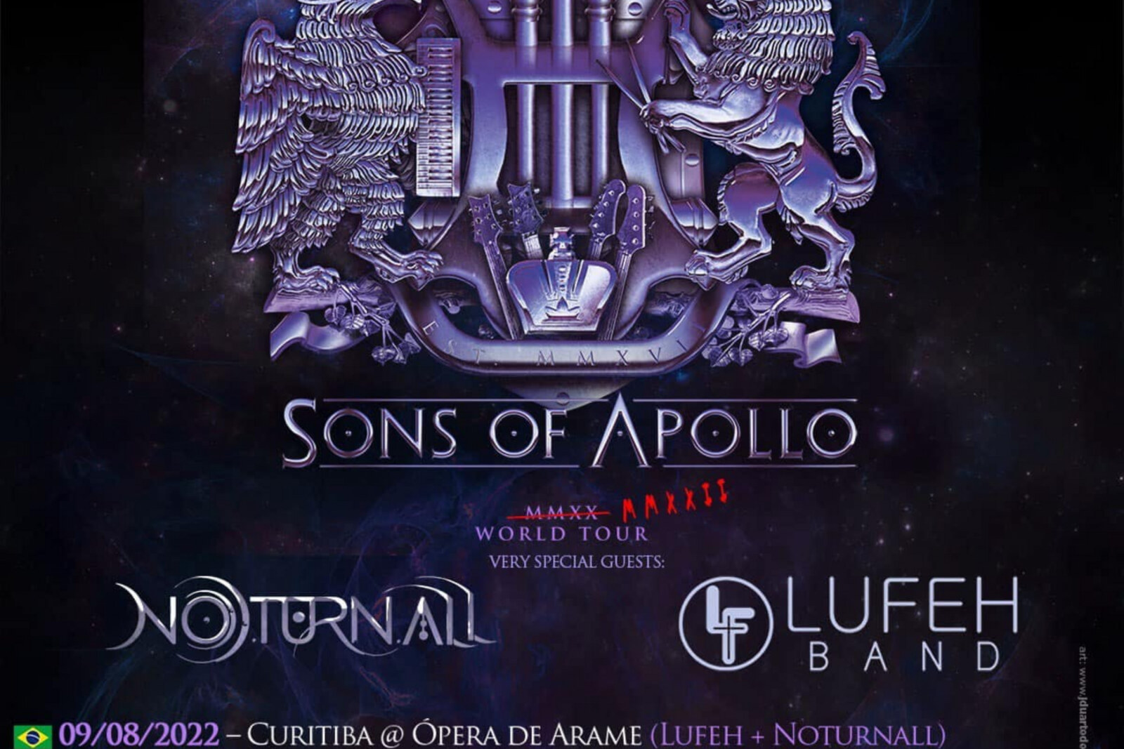 Lufeh To Support Sons Of Apollo For Brazilian Tour 