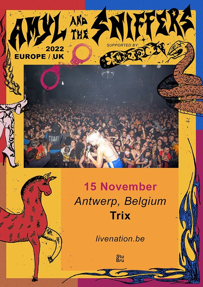 Amyl and The Sniffers speelt op 15 november in Trix