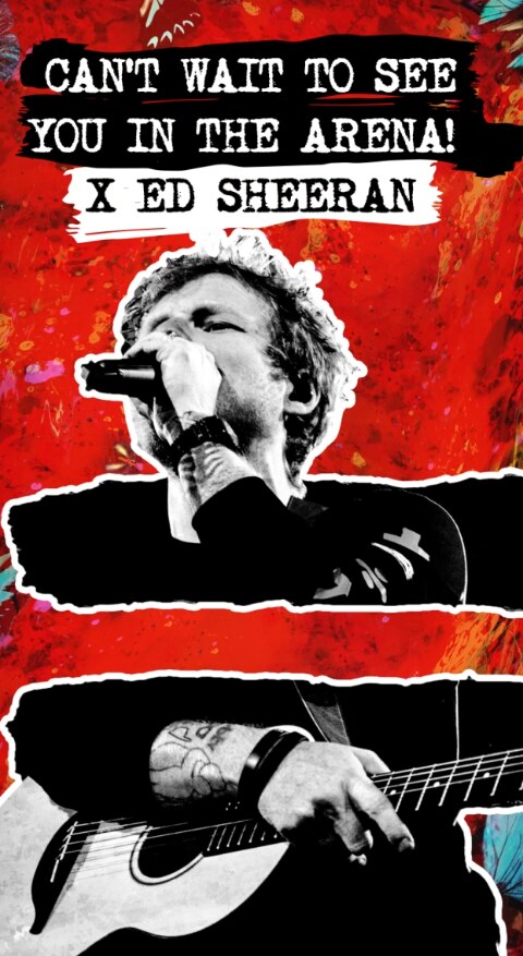 Warner Music Benelux lanceert Equals Arena voor Ed Sheeran's Mathematics Tour in Amsterdam