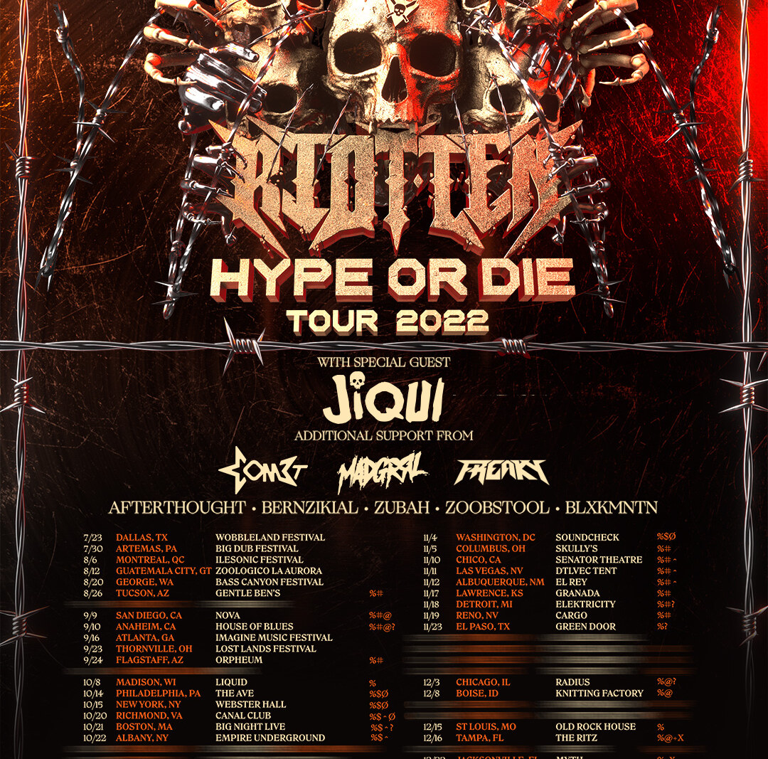 Riot Ten announces his biggest headline tour to date - HYPE OR DIE