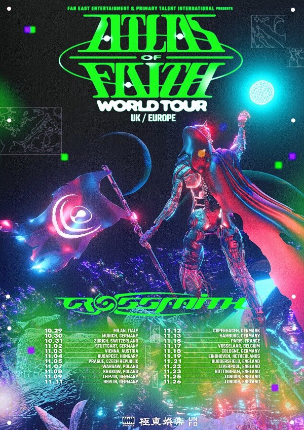 Crossfaith Announce EU Dates Of Their Atlas Of Faith World Tour!