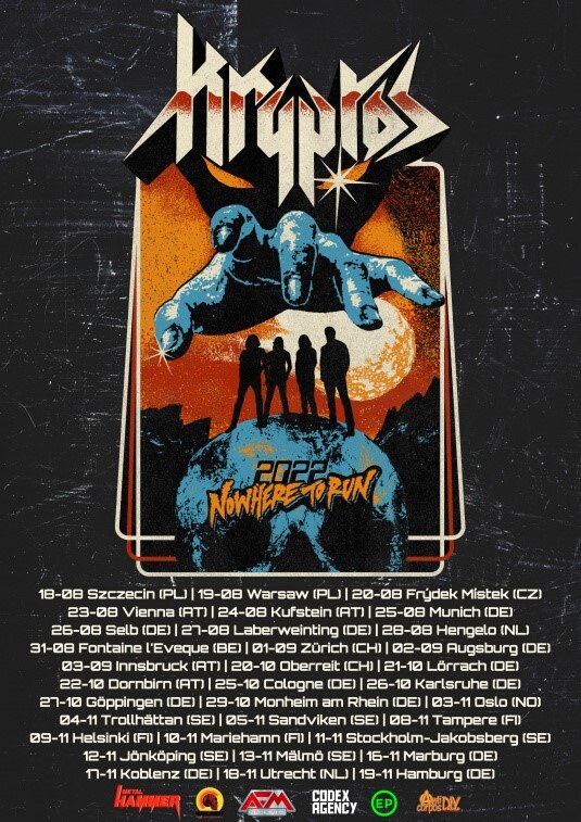 India's Heavy Metal Force Kryptos To Kick Off European Headline Tour Next Week!