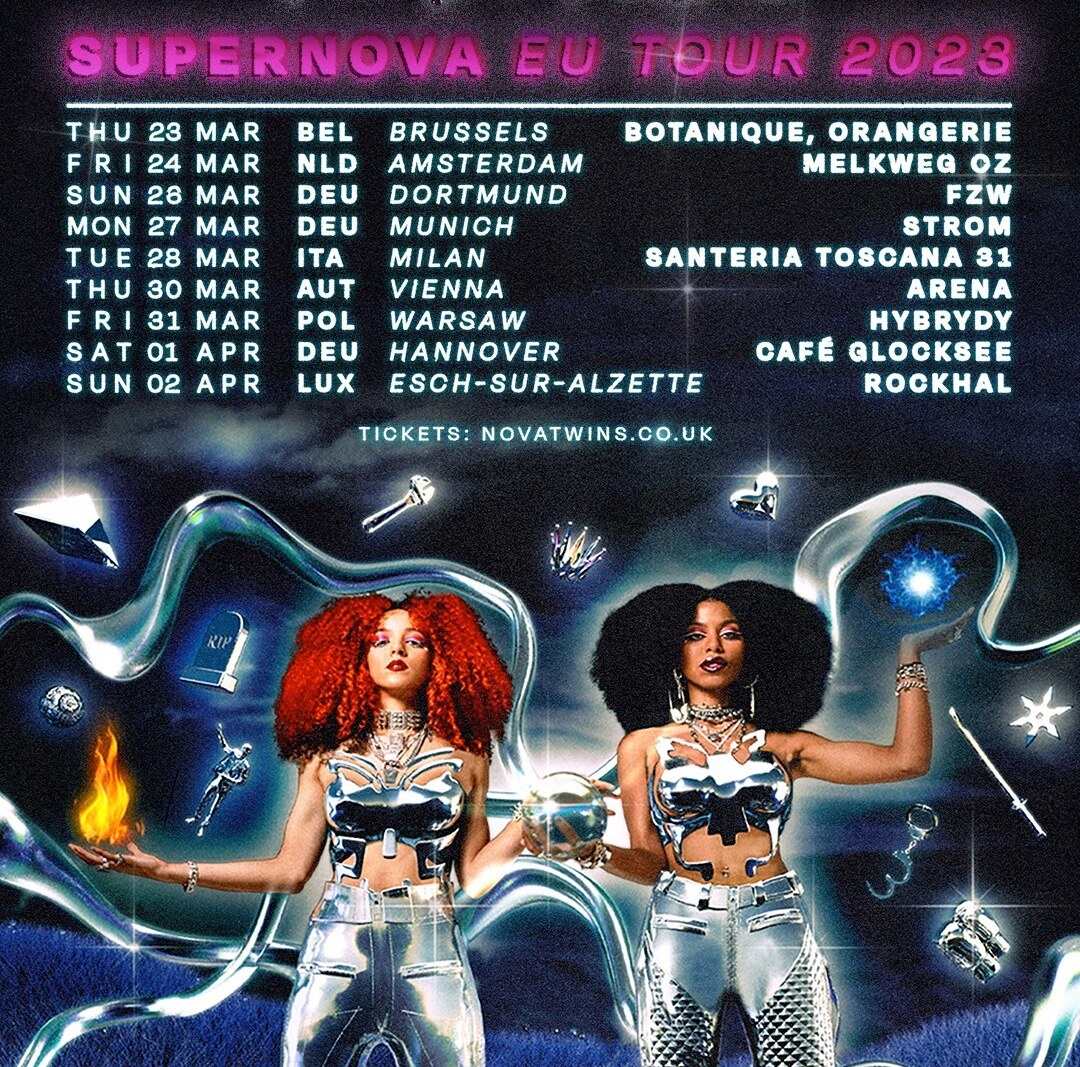 Nova Twins Announce The Supernova EU Tour 2023 || Tickets On Sale Now