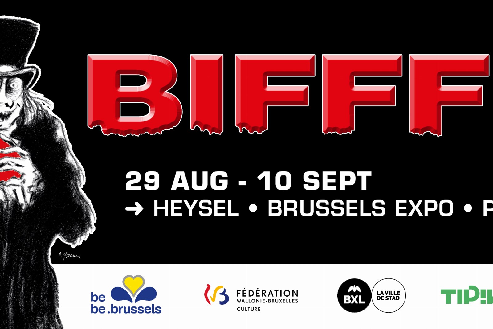 Volgende week start 40ste editie BIFFF op Heizel!
