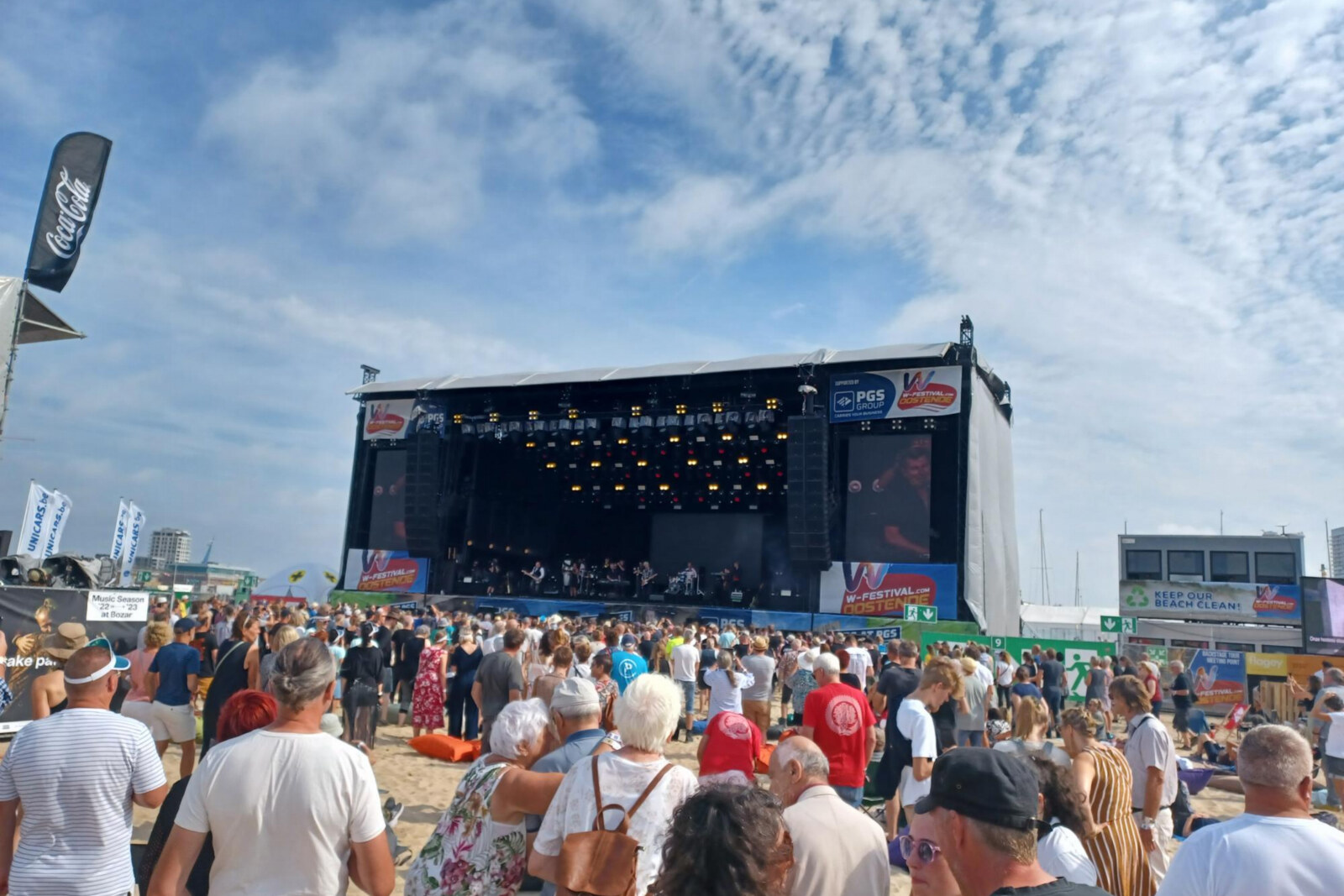 Weerom een topaffiche op W-Festival Oostende dag 2