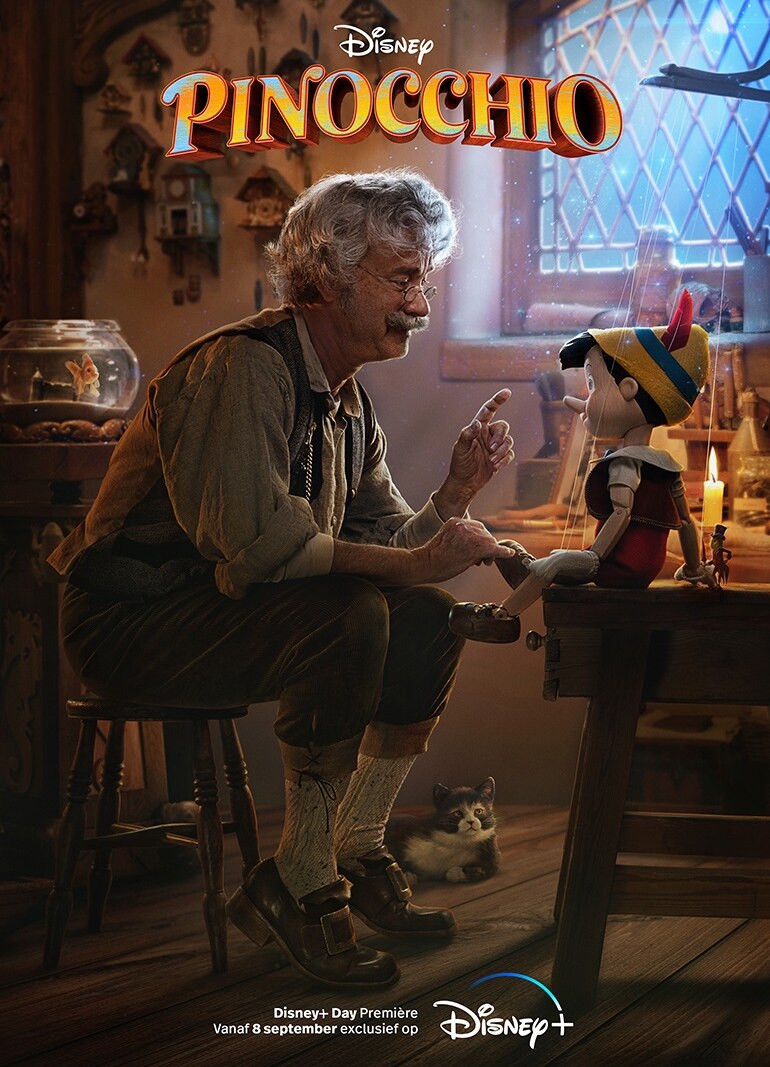 Ontdek de nieuwe trailer, poster en beelden voor "Pinocchio" op Disney+