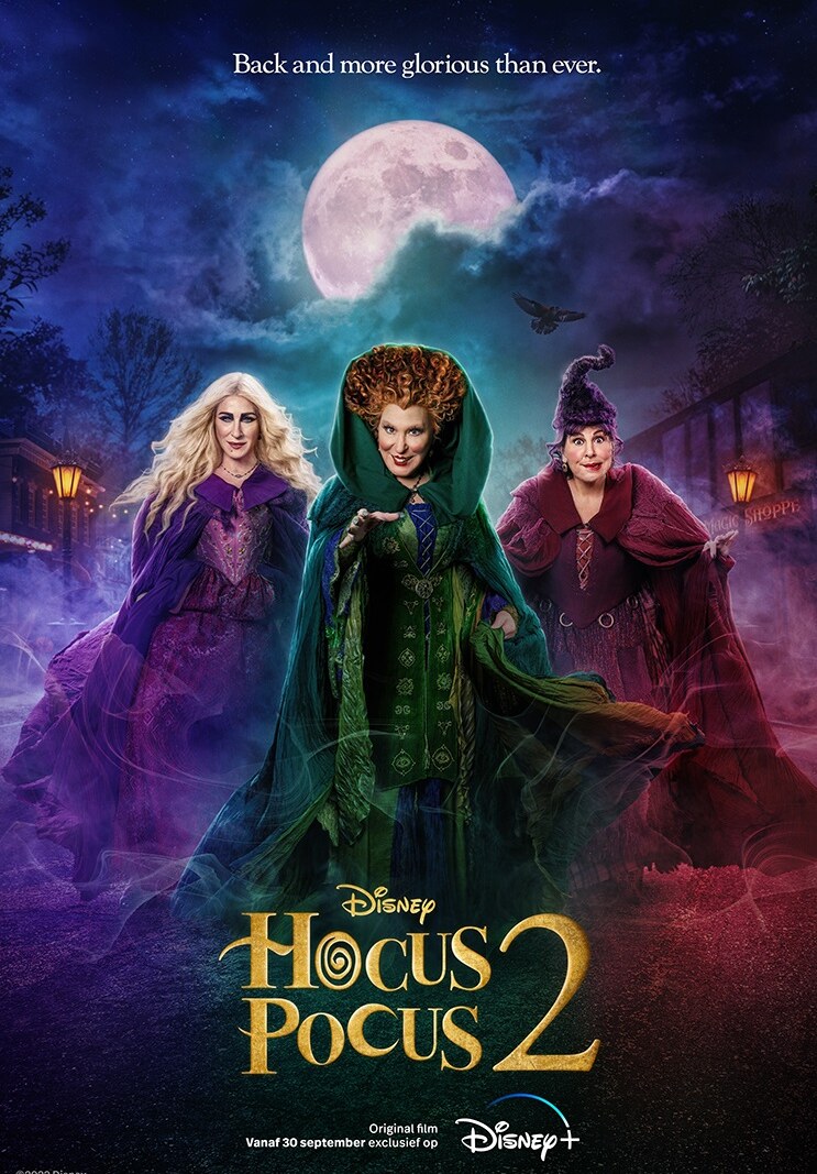 Ontdek de nieuwe key art voor "Hocus Pocus 2"! Vanaf 30 september op Disney+