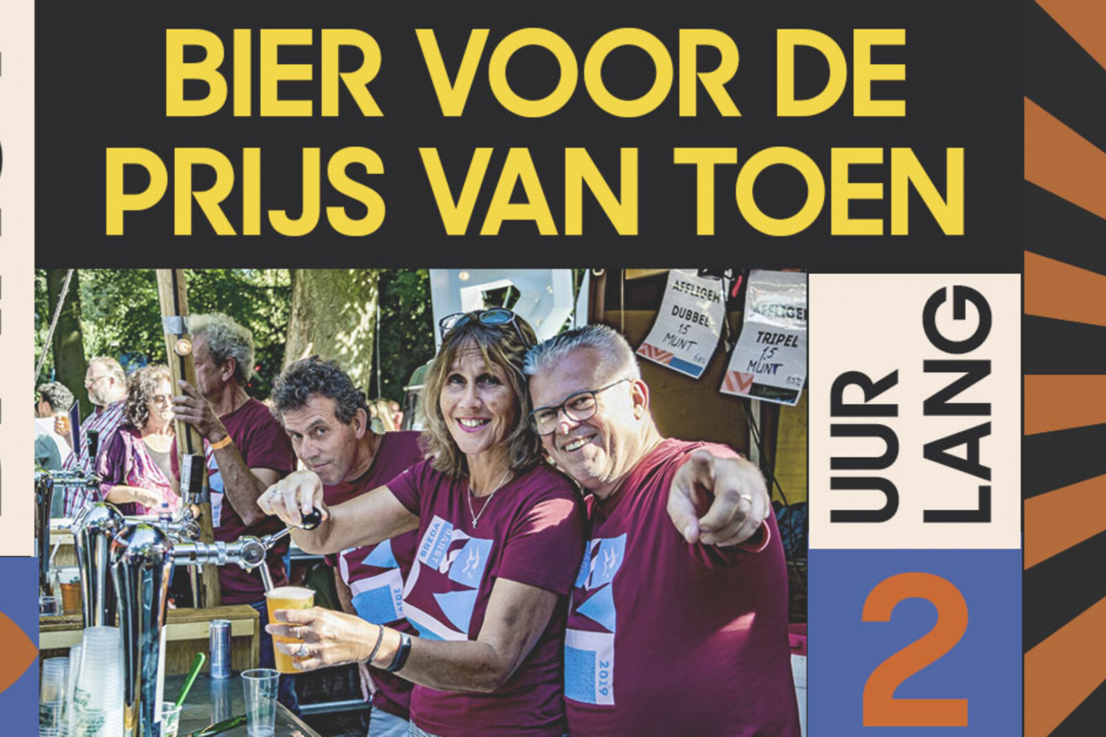 Breda Barst verlaagt eerste twee uur bierprijs naar prijzen van eerste editie