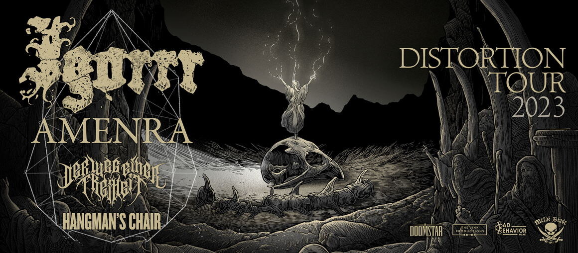 Igorrr en Amenra en Guests met Distortion Tour gaan naar Vorst Nationaal