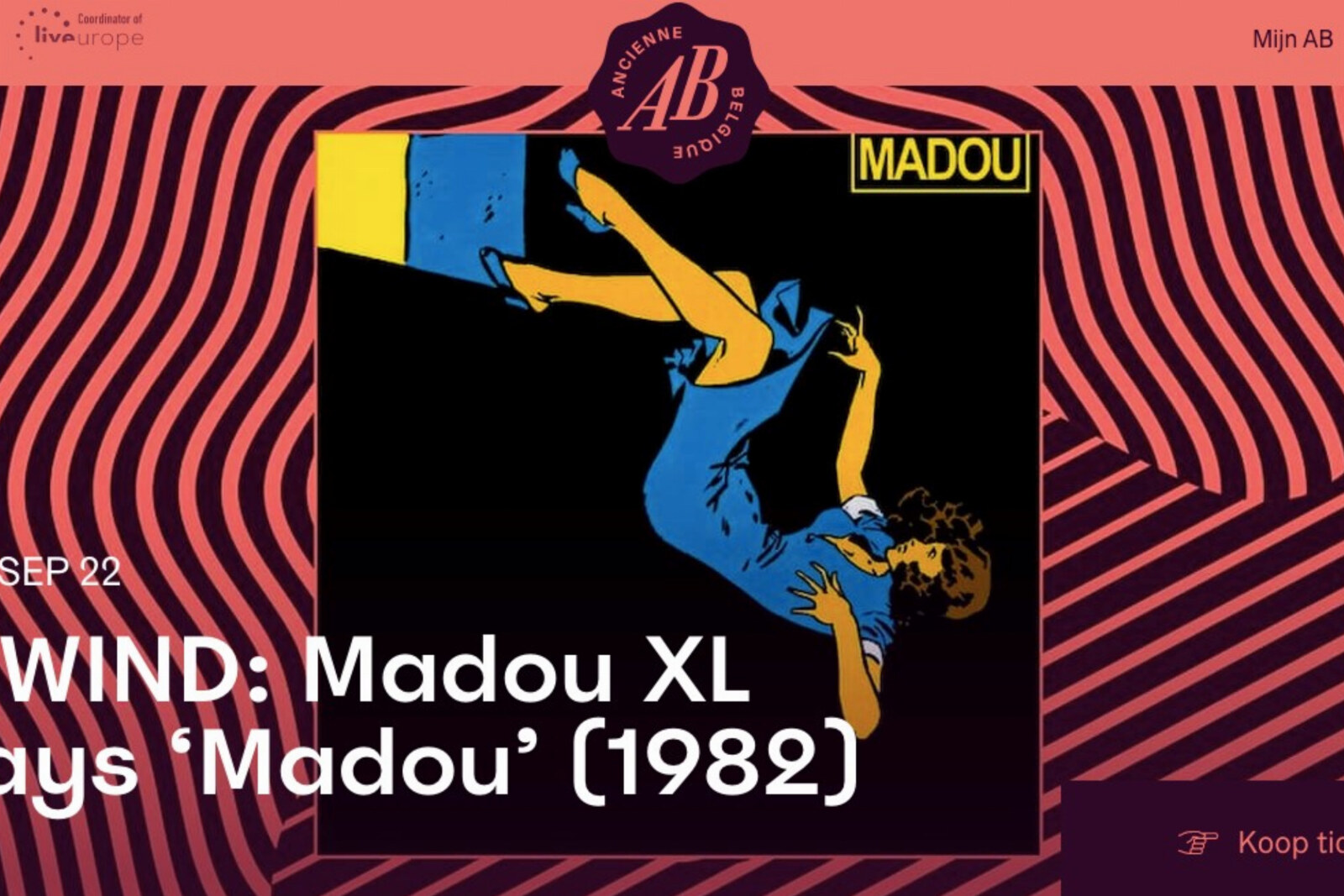  Belpop icoon Madou re-issue debuutalbum na 40 jaar // REWIND show AB 