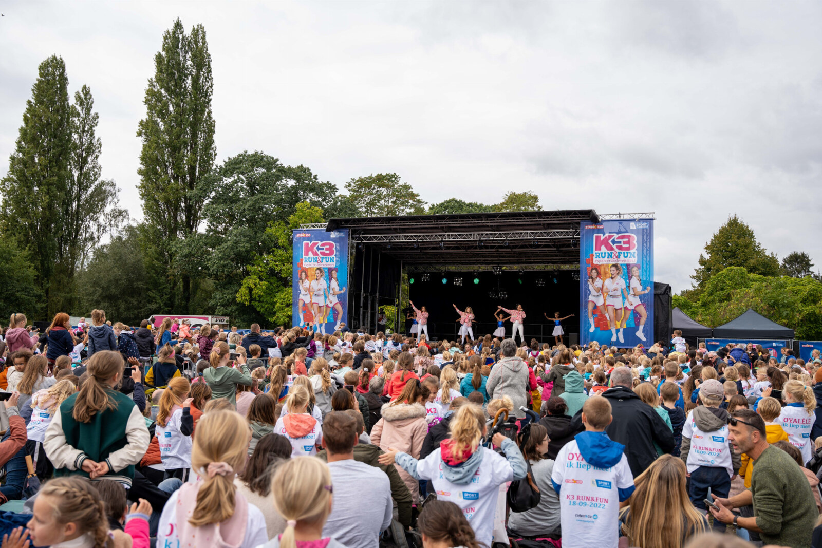 Tweede editie K3 RUN&FUN in Sport Vlaanderen Hofstade met 7500 deelnemers groot succes