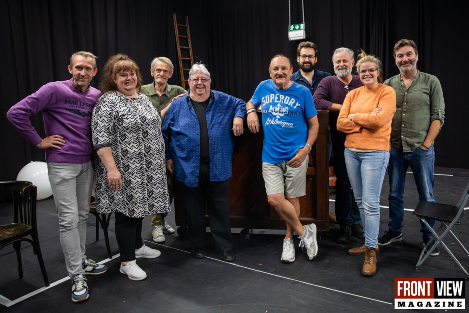 Repetities van de klucht ‘Het Spook van de Operette’ met o.a. Dirk Van Vooren, Luc Caals, Hugo Sigal en Celien Hermans zitten op schema