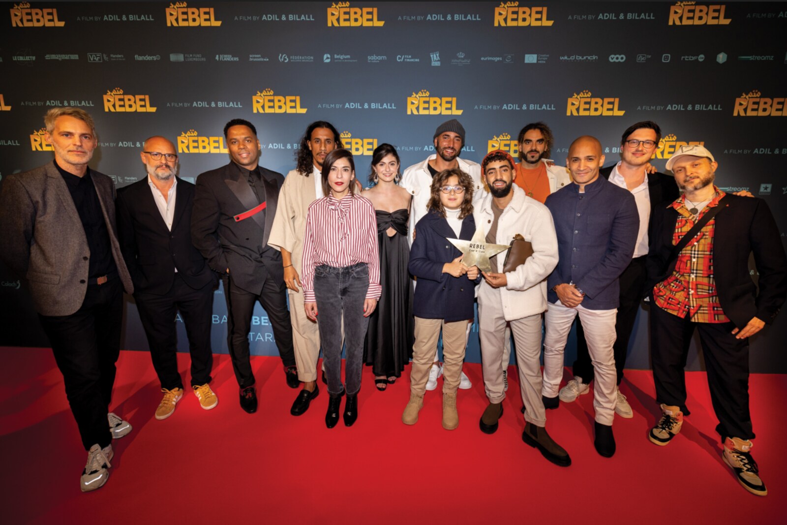 Cast REBEL maakt wervelende entree op Belgische première