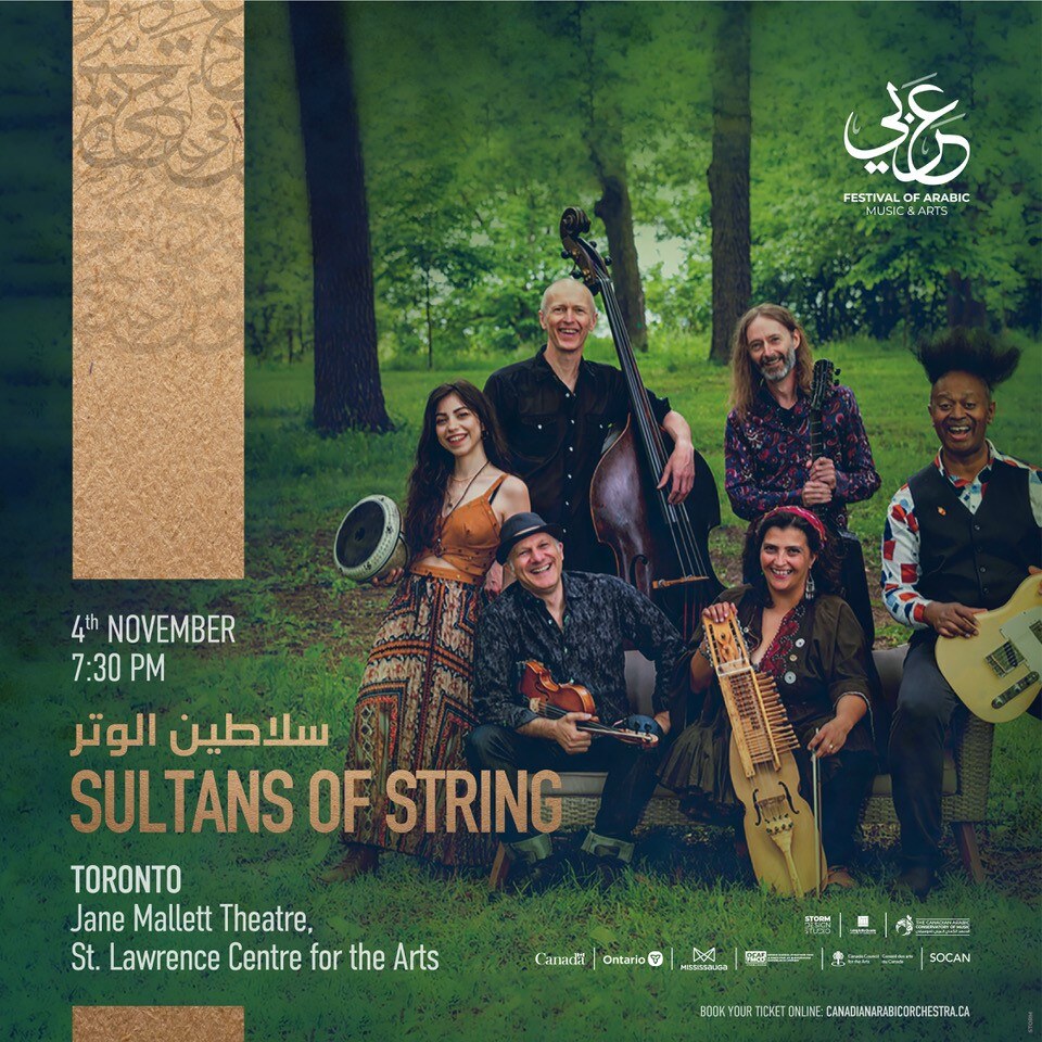 3x Juno Nominees / 4x CFMA Winning Supergroup Sultans of String Celebrate Cannes Film Win With Sanctuary CD Release in Toronto Nov 4