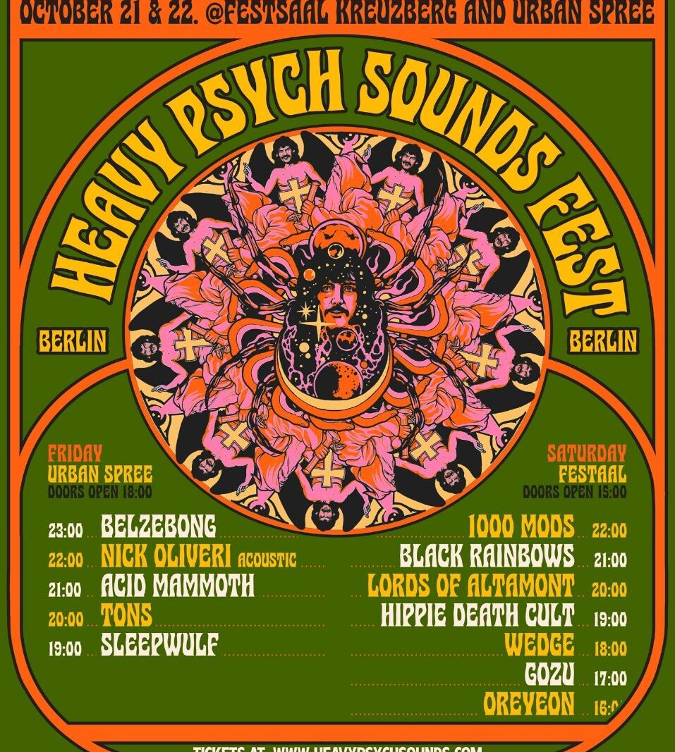 Heavy Psych Sounds Fest Berlin & Dresden timetables are available