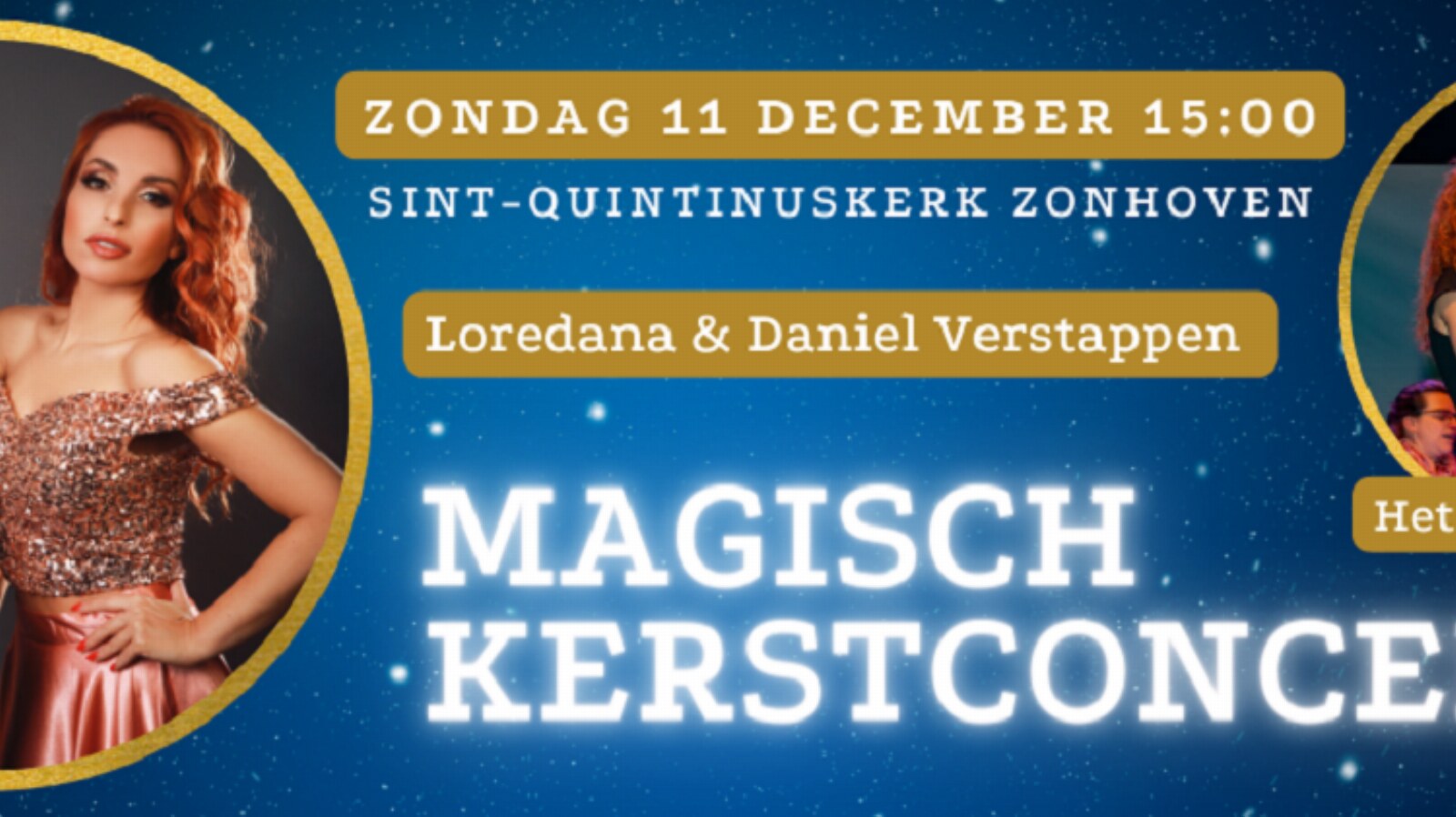 Magisch kerstconcert met Loredana en Daniel Verstappen