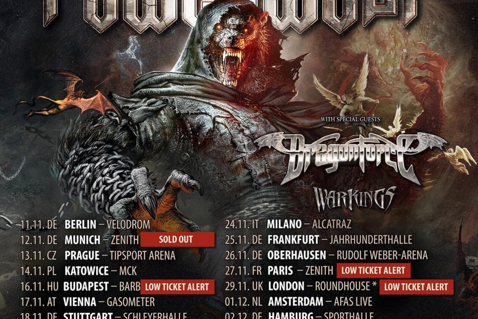 Powerwolf  Releases New Single & Official Video “My Will Be Done”