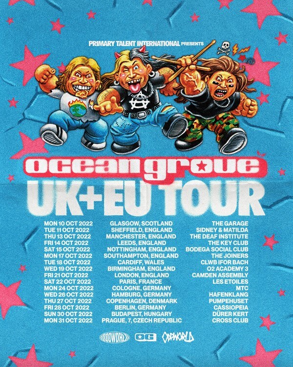 Ocean Grove || European Tour Begins This Week!