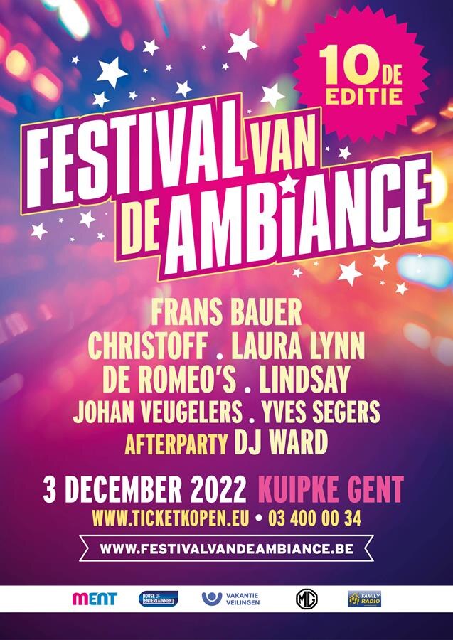 Artiesten warmen Gent op voor jubileumeditie 'Festival van de Ambiance' met unieke ‘Spaghetti Polonaise’
