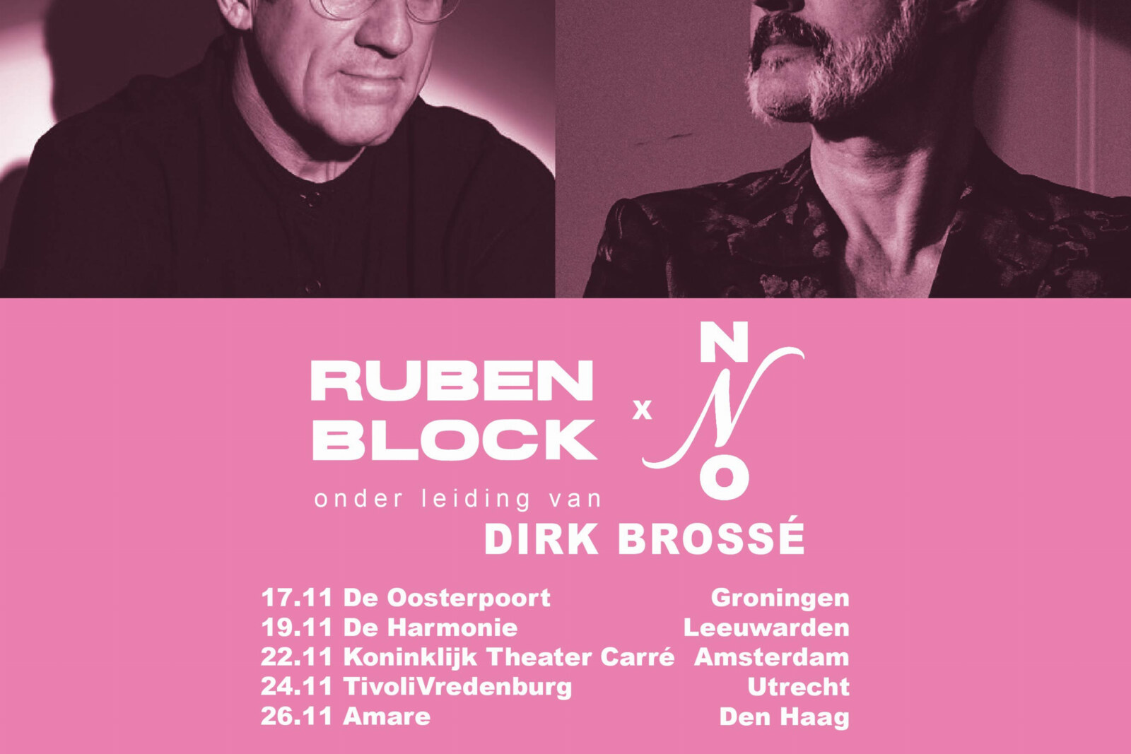 Ruben Block in samenwerking met het Noord Nederlands Orkest onder leiding van Dirk Brossé