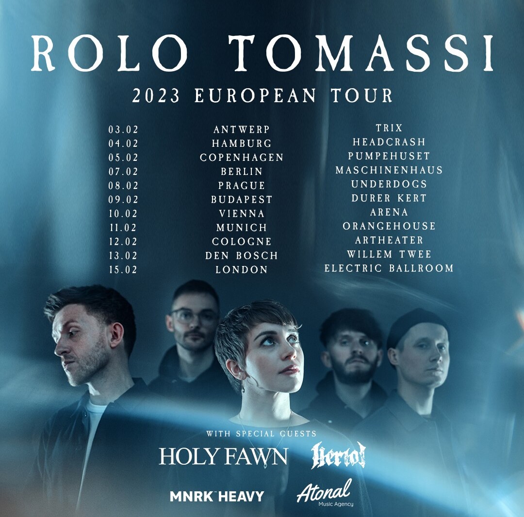 Heriot to support Rolo Tomassi on European Tour