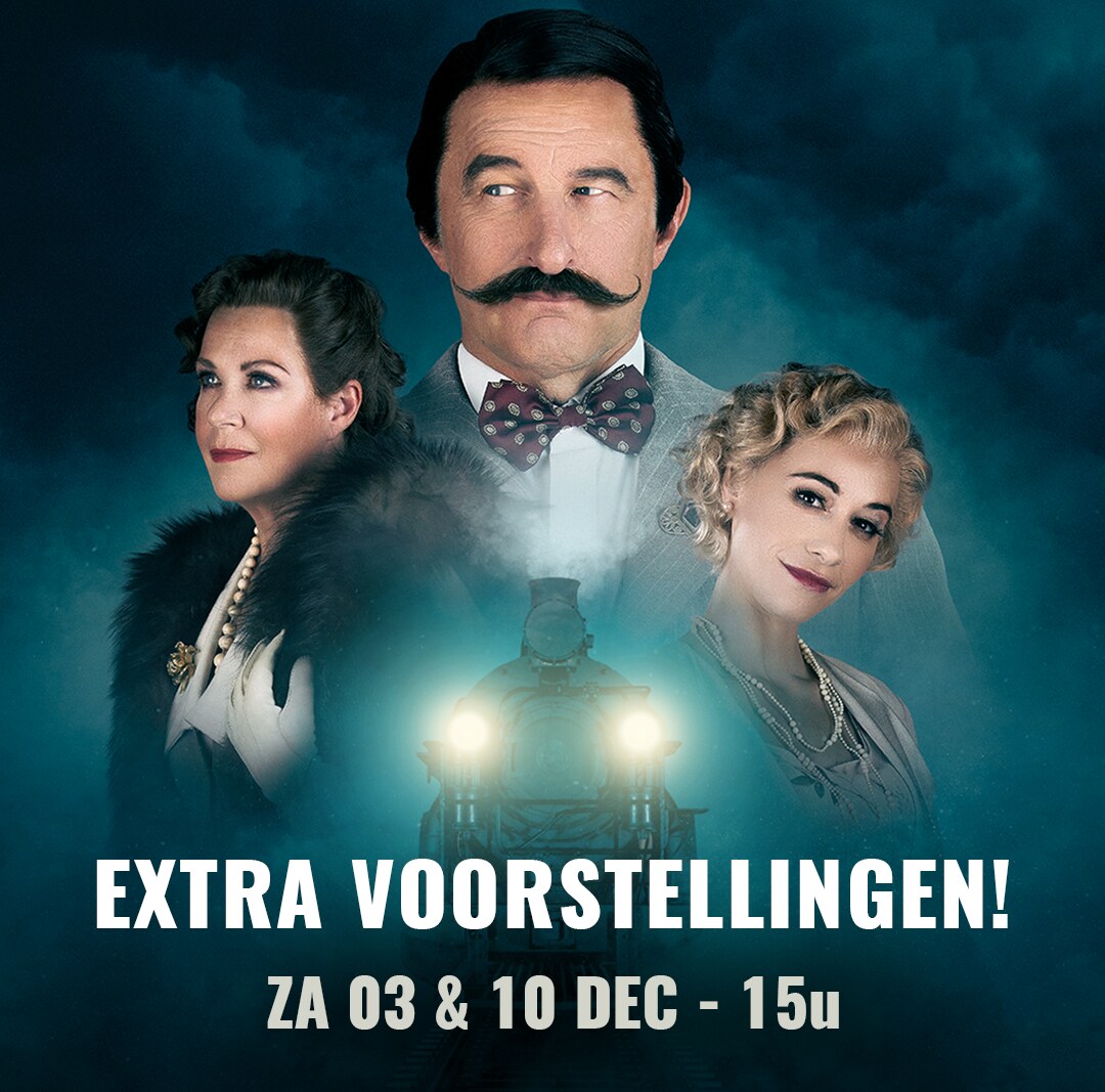 Wegens groot succes: extra voorstellingen ‘Moord Op De Oriënt Express’ op 3 en 10 decembe
