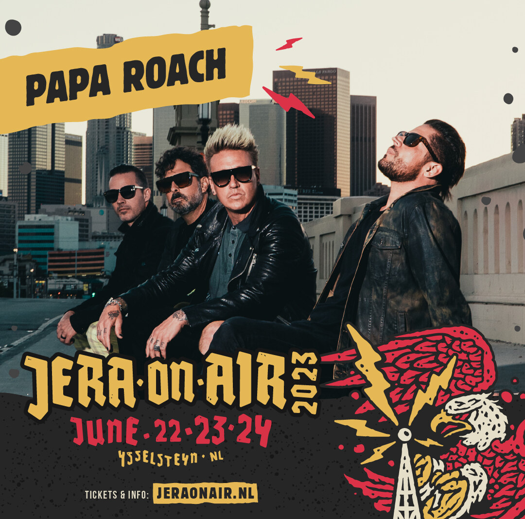 Jera On Air 2023 - Papa Roach bevestigd