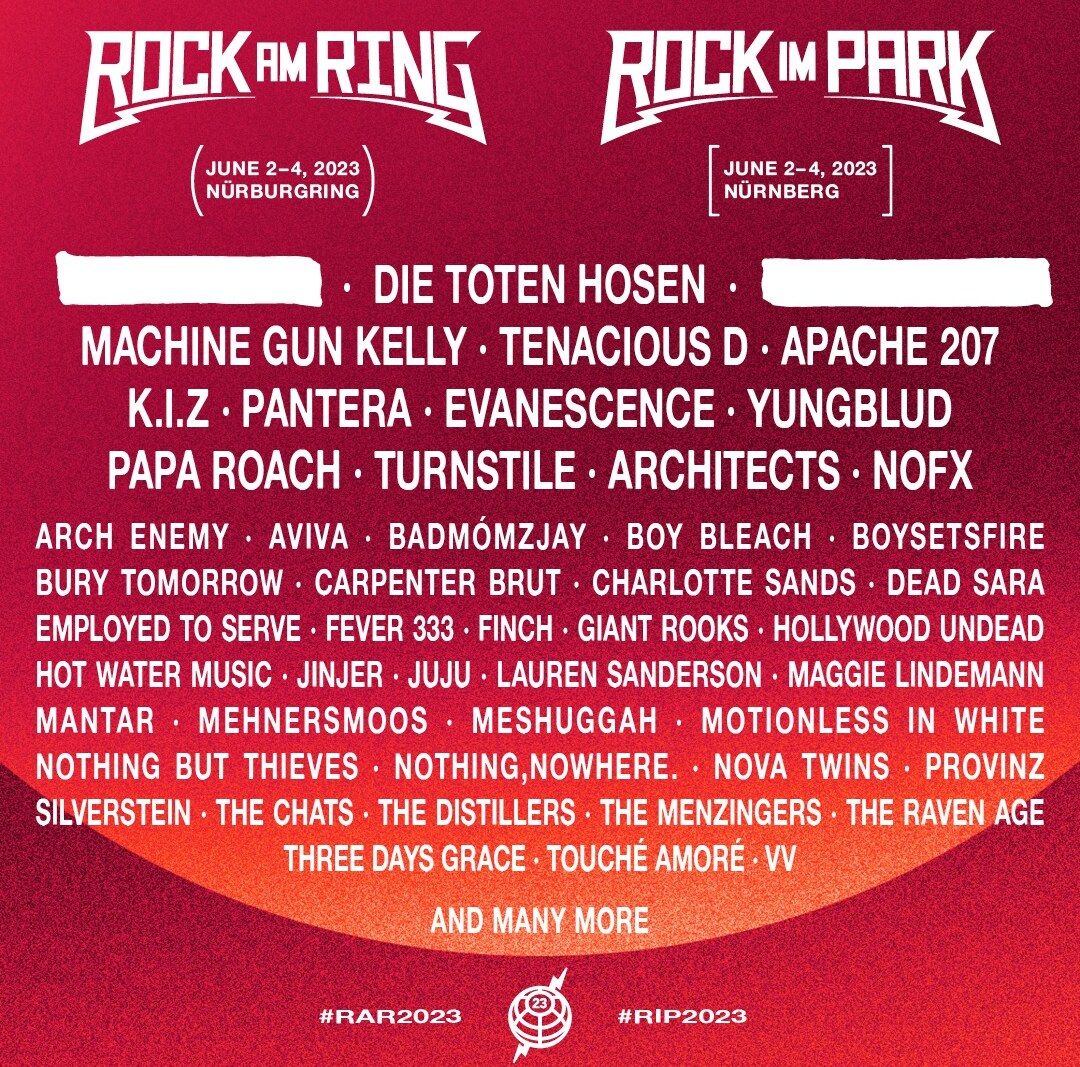 Rock am Ring - Eerste namen