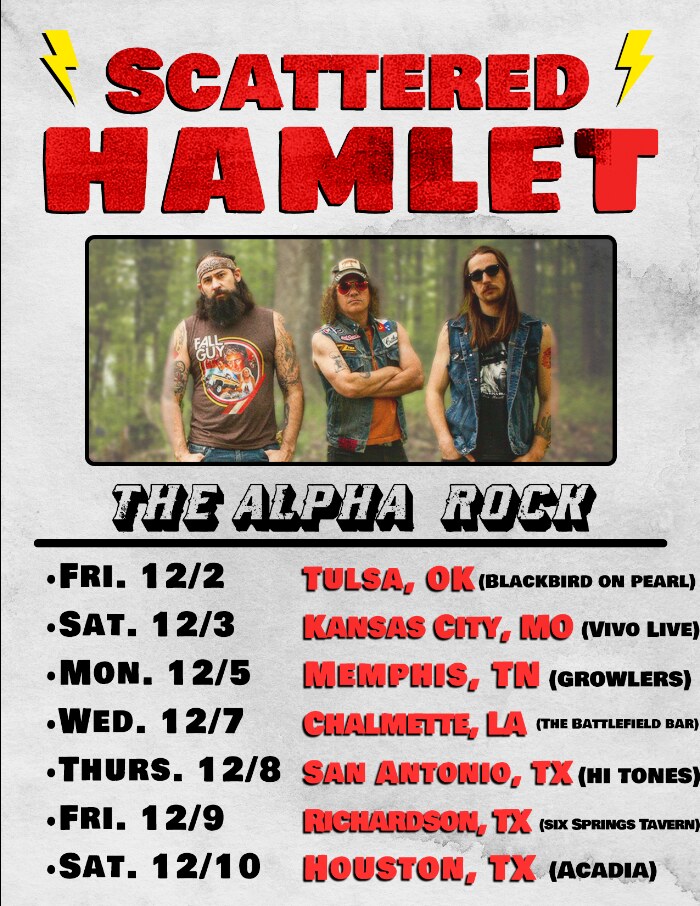 Scattered Hamlet To Embark On Alpha Rock Tour In Support Of Stereo Overthrow