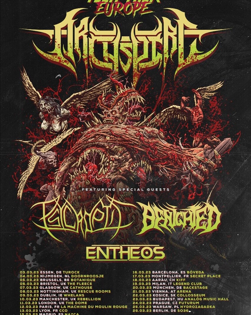 Psycroptic announce European and UK tour dates