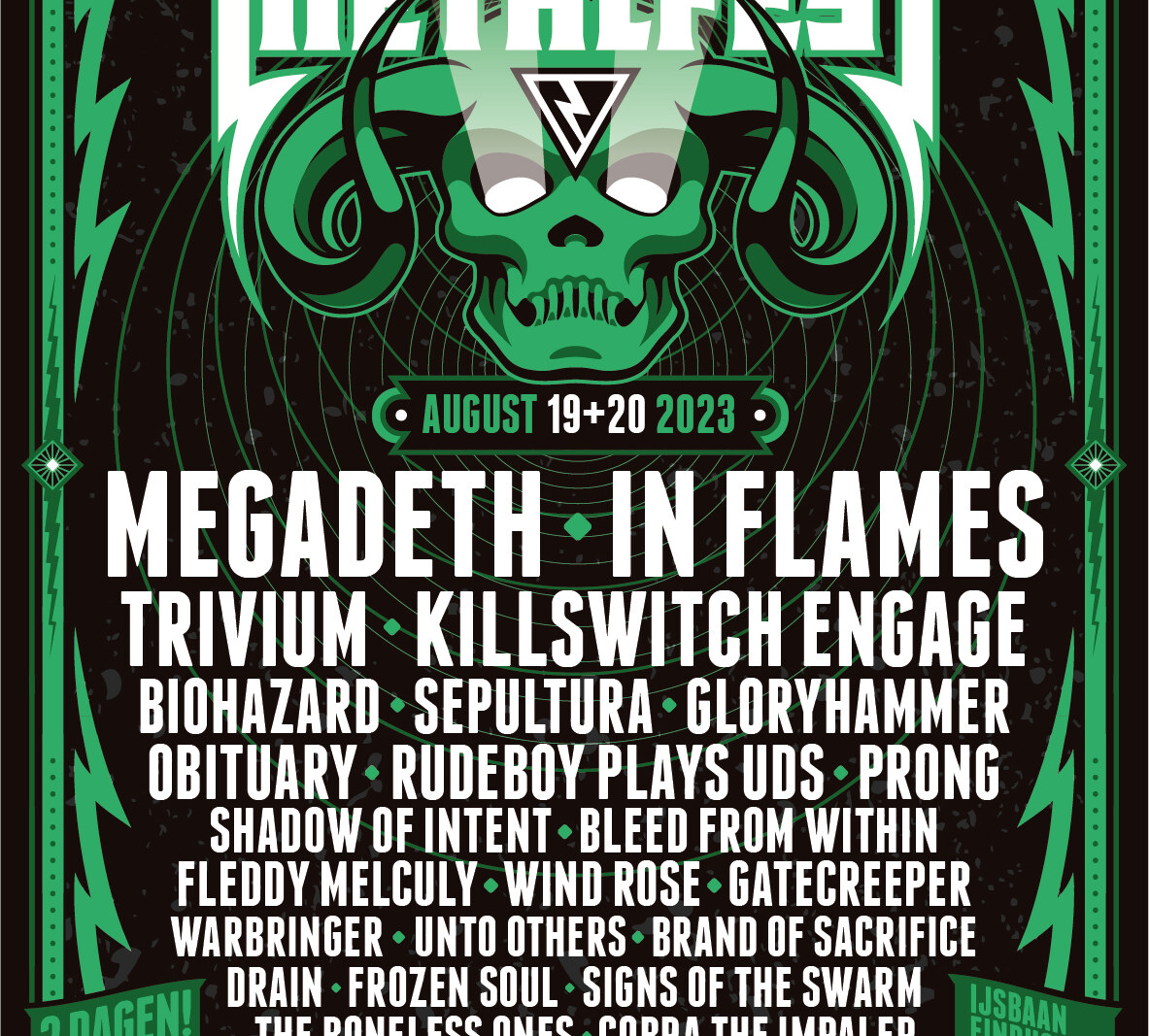 In Flames en Rudeboy plays Urban Dance Squad naar Dynamo Metalfest!