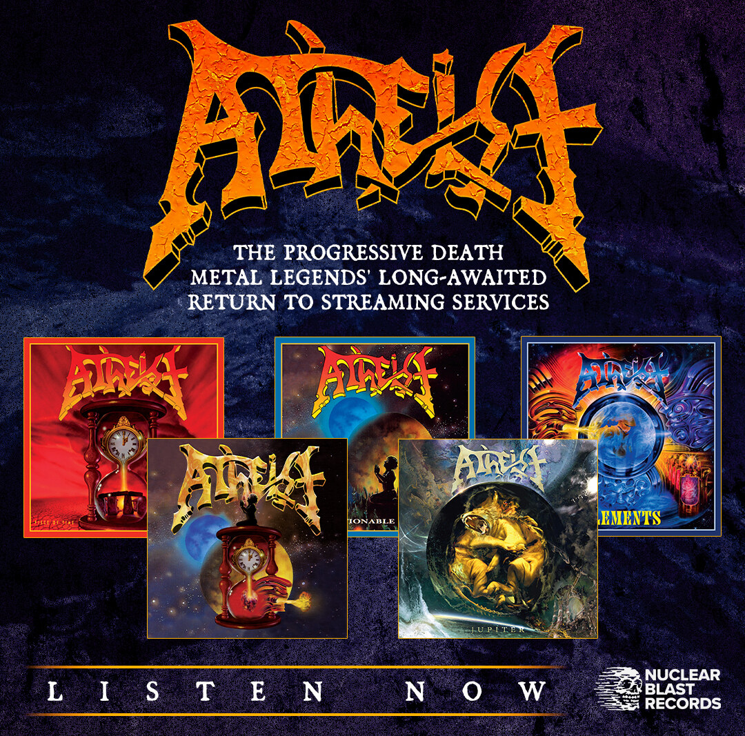 Atheist - all studio albums on streaming services available!