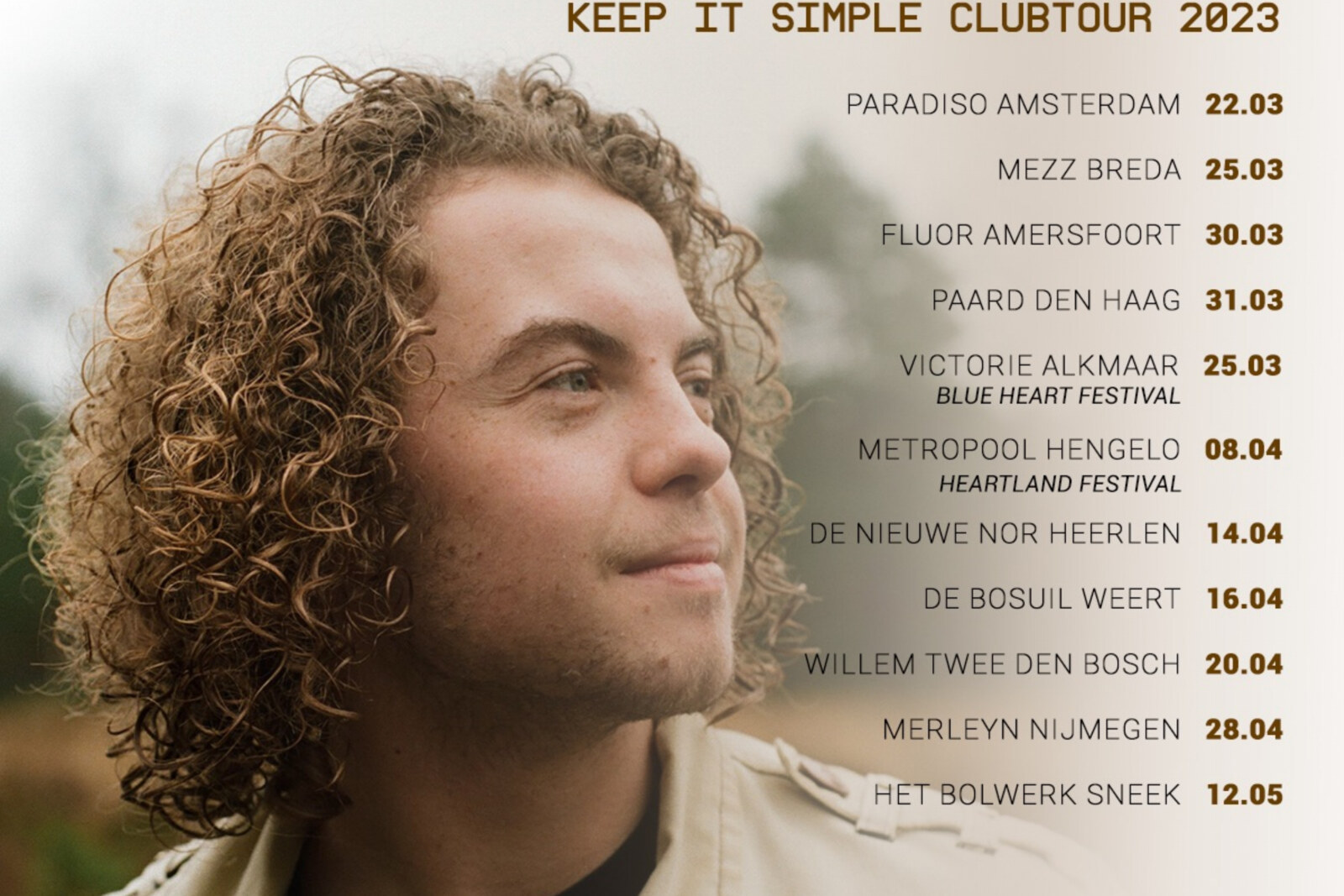 Uitgebreide headline clubtour voor Harlings rootstalent Boaz na release debuutalbum 