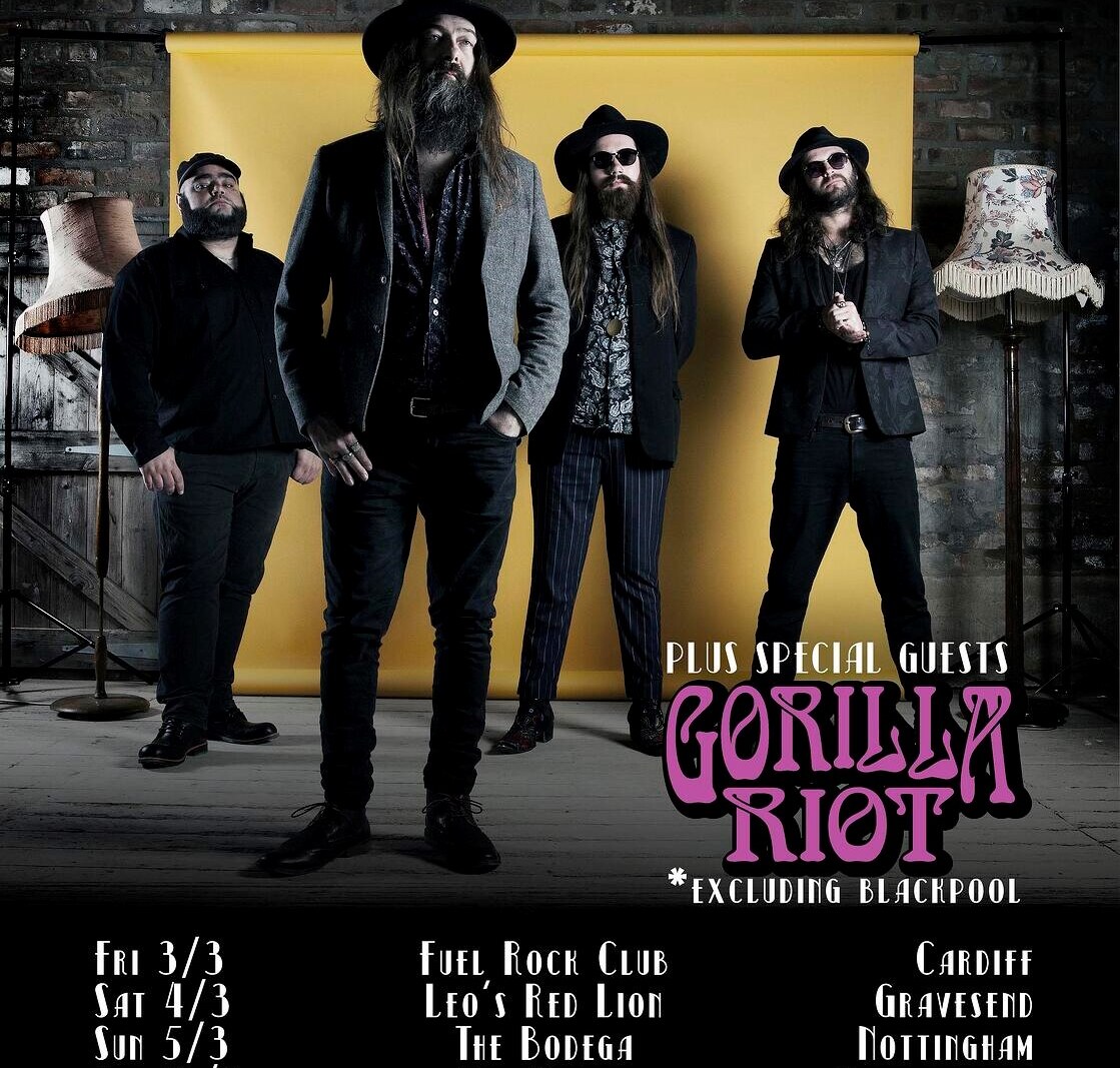 These Wicked Rivers announce Gorilla Riot as special guests for March UK Tour