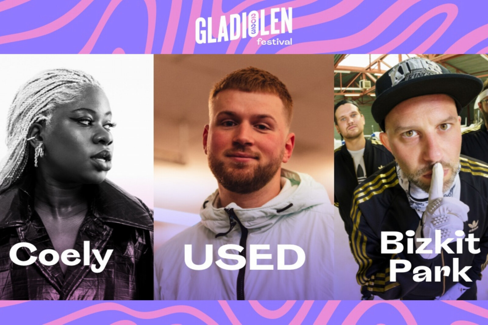 Coely, USED en Bizkit Park op Gladiolen 2023