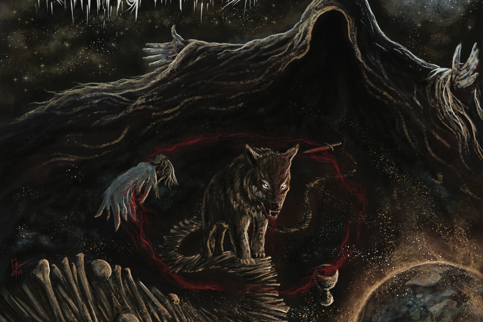 French metalcore/fusion power-trio Coming Wolves stream debut album 'Dark Feelings' // Out now on CD & Digital through Music-Records.