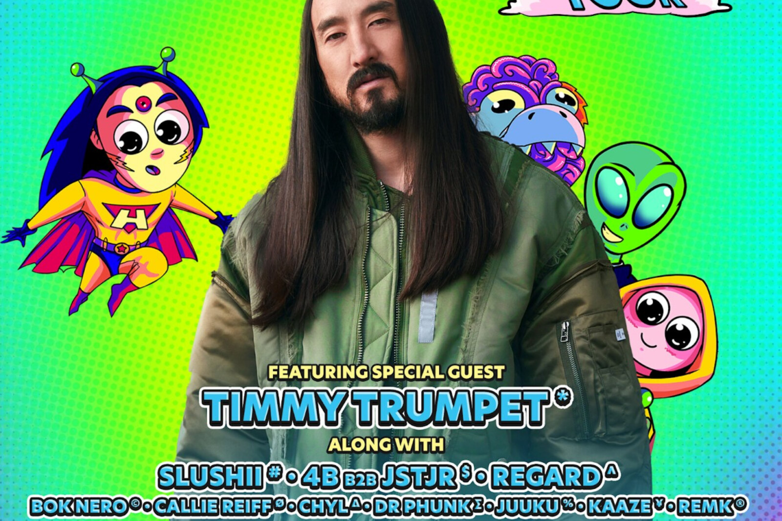 Dim Mak Presents… Steve Aoki’s 2023 HiROQUEST: GENESIS TOUR 