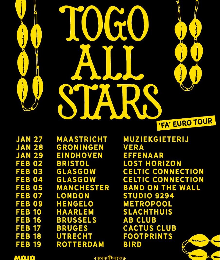 Togo All Stars are ready for their European tour