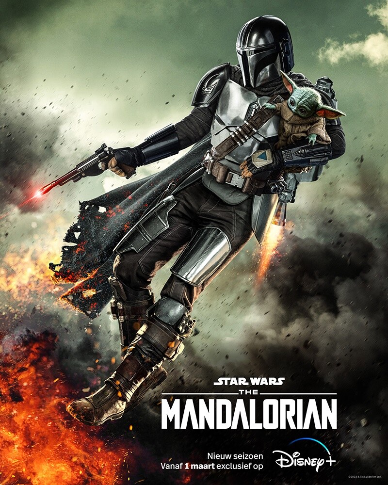 Disney+ onthult trailer & key art voor het 3e seizoen van "Star Wars: The Mandalorian"