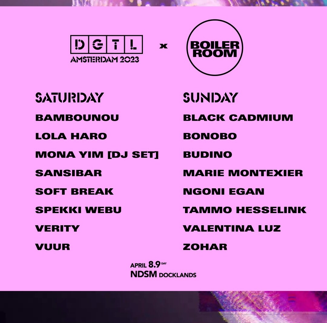 Boiler Room and DGTL Amsterdam will kick off the 2023 Festival Season with a very special collaboration