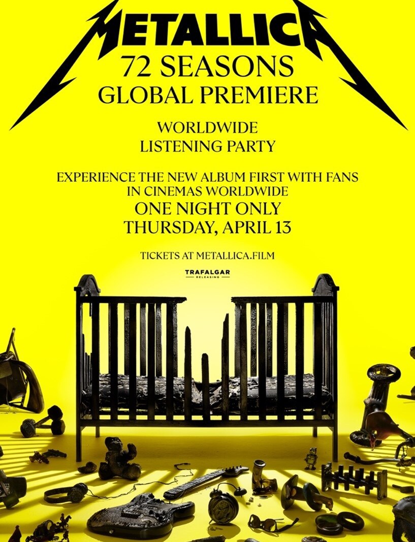 Metallica ‘72 Seasons Global Premiere’ Coming To Movie Theaters Worldwide On April 13